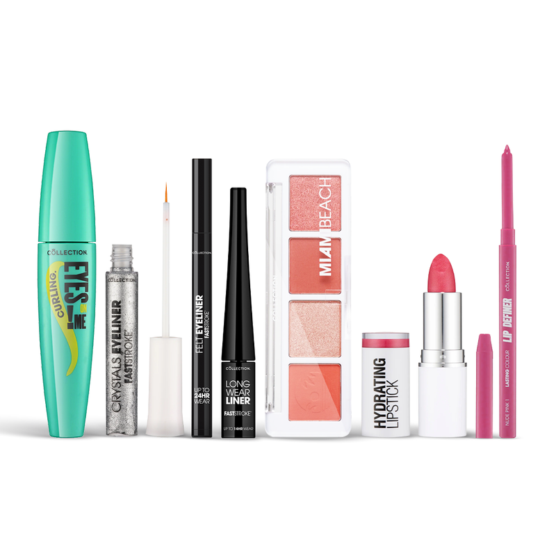 Halloween Pink Clown-Makeup Bundle