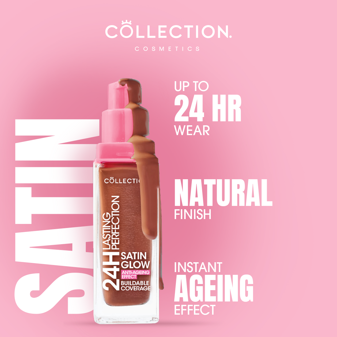 Lasting Perfection Satin Glow Foundation – Collection Cosmetics